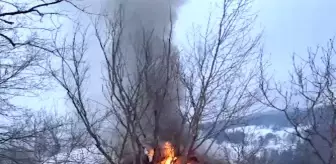 Kastamonu'da Kar Sebebiyle Yangın Çıktı