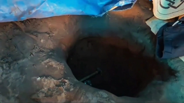 The fugitive convict wanted for 9 years was caught in the pit he was hiding in