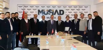 MÜSİAD Muğla Şubesi, Vergi Haftası'nda Defterdar'ı Ziyaret Etti