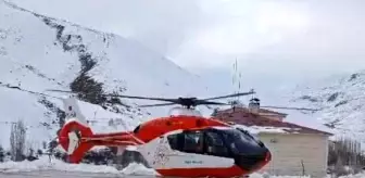 Hamile Kadın Helikopter Ambulansla Van'a Sevk Edildi