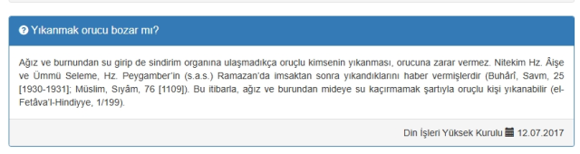 Banyo yapmak orucu bozar mı?