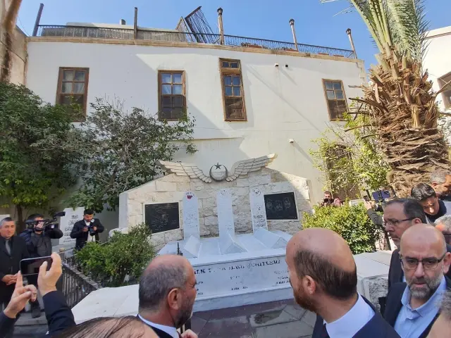 Bilal Erdoğan at the Umayyad Mosque with Ahmed Shara