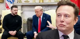 Elon Musk'tan, Zelenskiy ile tartışan Trump'a tek cümlelik destek