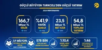 Güçlü Büyüyen Turkcell'den Güçlü Yatırım