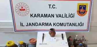 Karaman'da Kaçak Alkol ve Tarihi Eser Operasyonu