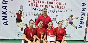 Erzincan Badminton Takımları Türkiye Dereceleriyle Döndü