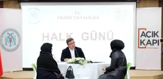 Erzincan Valisi Hamza Aydoğdu, Halk Günü Toplantılarına Devam Ediyor