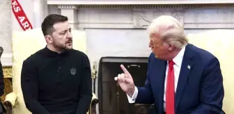 Trump ve Zelenskiy Beyaz Saray'da Kriz Yarattı