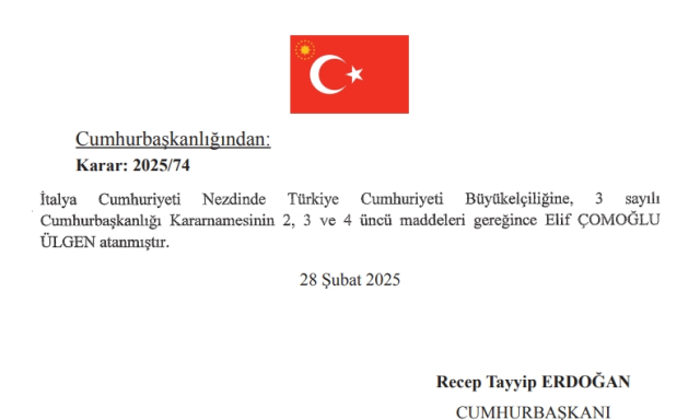Yeni İtalya Büyükelçisi Elif Çomoğlu Ülgen kimdir? Elif Çomoğlu Ülgen hayatı ve biyografisi! Yeni İtalya Büyükelçisi Elif Çomoğlu Ülgen kimdir? Elif Çomoğlu Ülgen hayatı ve biyografisi!