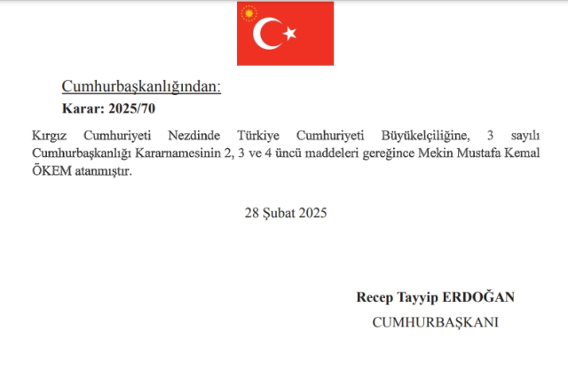 Yeni Kırgız Cumhuriyeti Büyükelçisi Armağan Mekin Mustafa Kemal Ökem kimdir? Armağan Mekin Mustafa Kemal Ökem hayatı ve biyografisi!