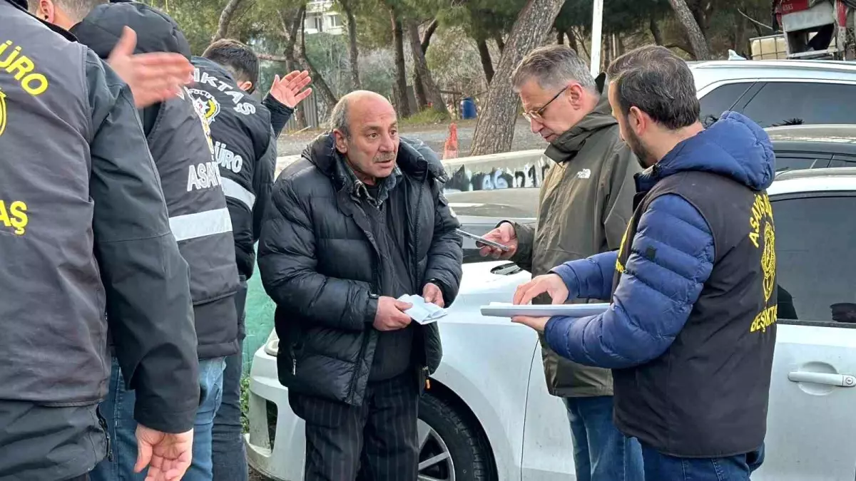 Beşiktaş'ta Vale Denetimi: 7 Kişiye Ceza Kesildi