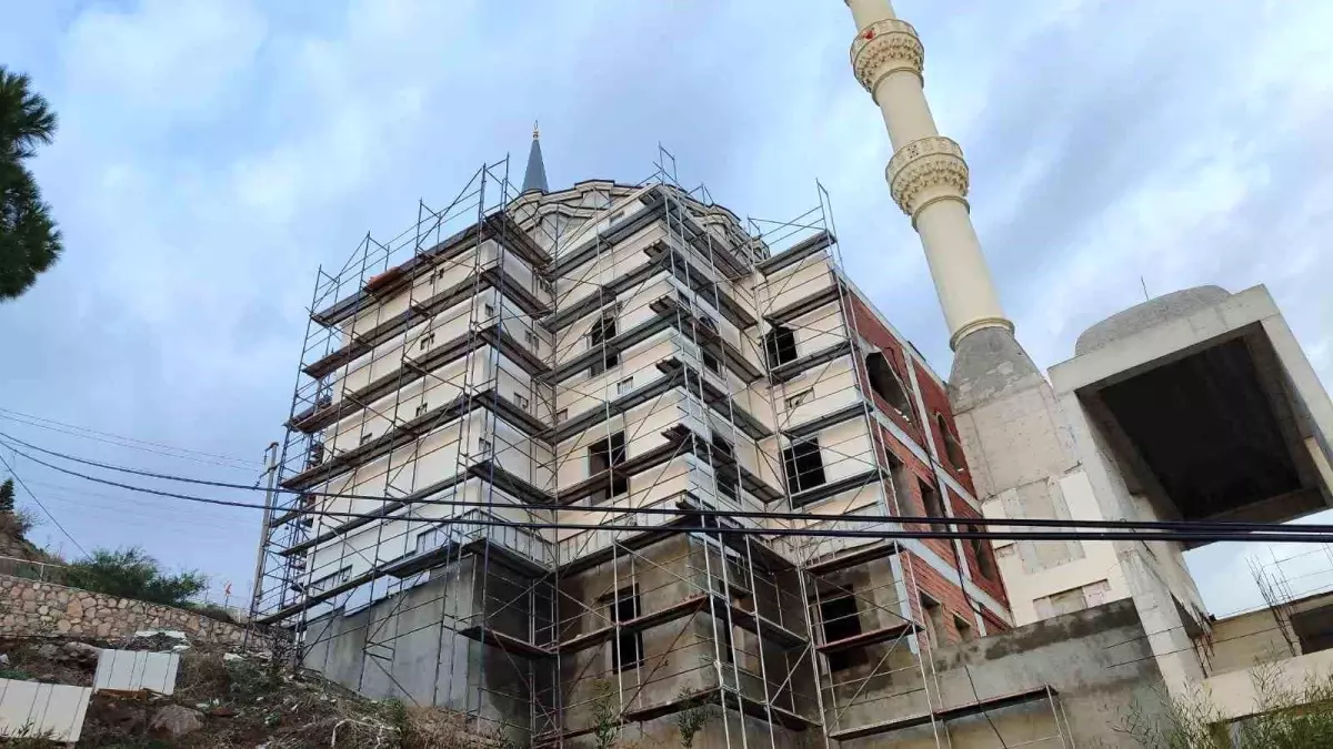 Bodrum'daki Yeni Cami Projesinde Çalışmalar Hızla Devam Ediyor