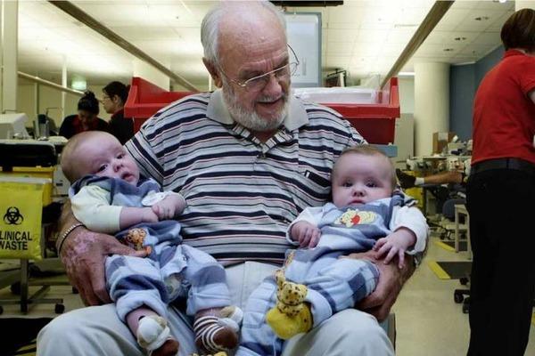 The 'Man with the Golden Arm' who saved the lives of many babies has died