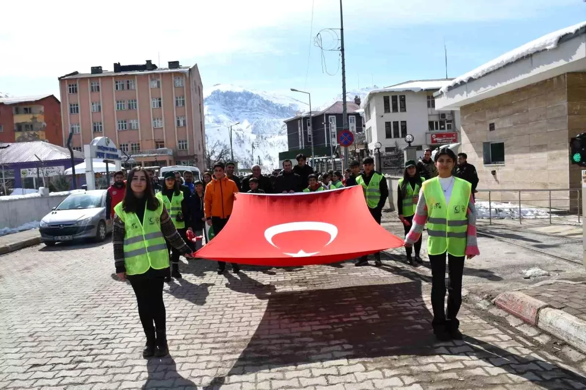 Şırnak'ta Sağlıklı Yaşam Yürüyüşü Düzenlendi