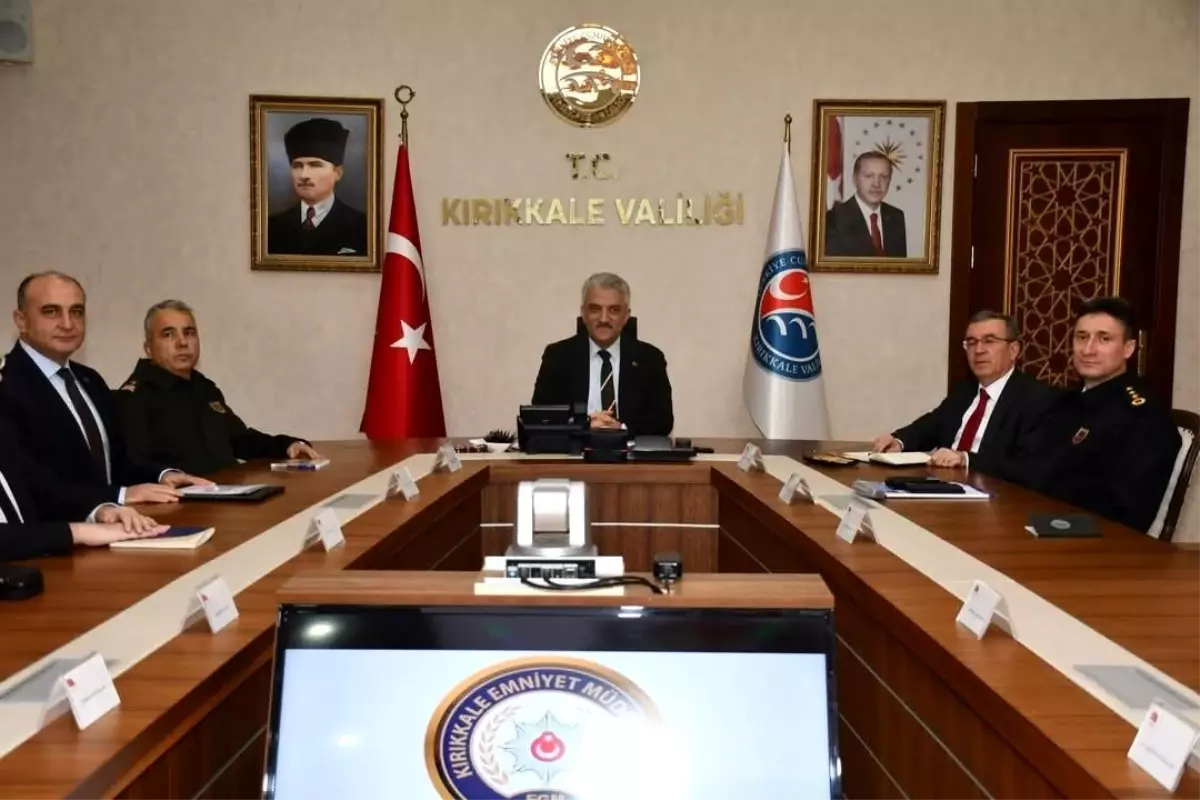Kırıkkale'de Güvenlik Toplantısı Gerçekleştirildi