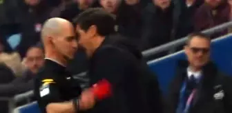 Kırmızı kart gören antrenör öfke nöbeti geçirdi