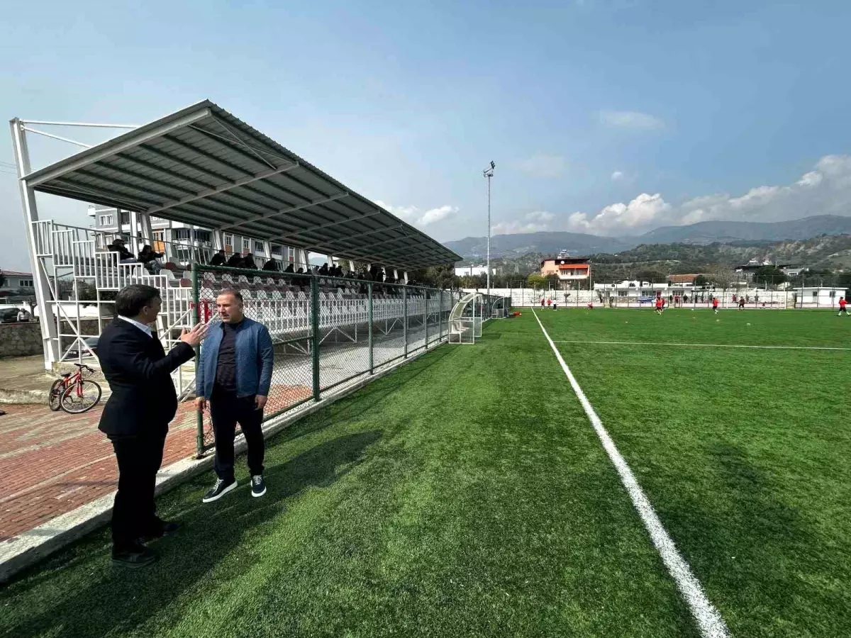 Aydın Gençlik ve Spor İl Müdürü Serhat Yığmatepe Kuyucak'ta Spor Yatırımlarını İnceledi