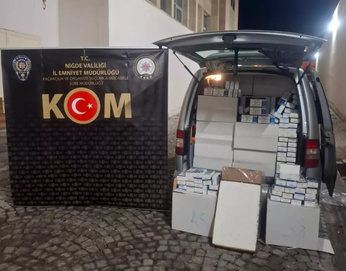 Niğde'de Kaçakçılıkla Mücadele: 310 Bin Makaron Ele Geçirildi