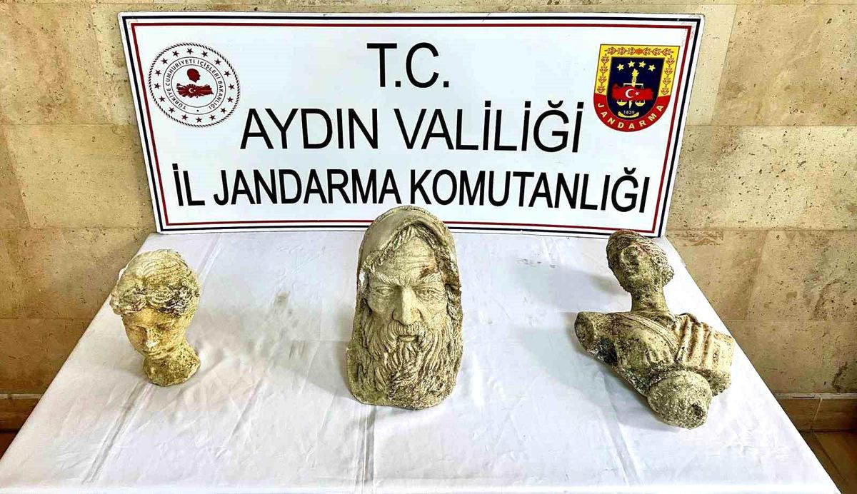 Aydın'da Tarihi Eser Kaçakçılarına Operasyon