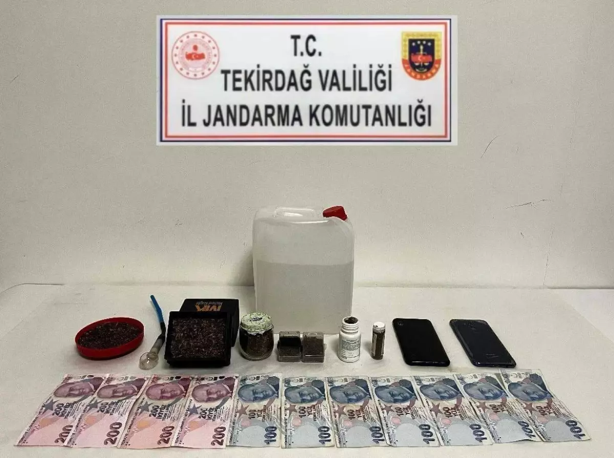 Tekirdağ'da Uyuşturucu Operasyonları: Çok Sayıda Madde Ele Geçirildi