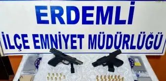 Erdemli'de Haraç İsteyen 5 Şüpheli Suçüstü Yakalandı