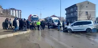 Erzurum Aşkale'de Trafik Kazası: 2 Yaralı