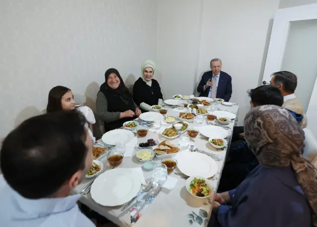 Share about the iftar visit they made to the Fidan family from Emine Erdoğan