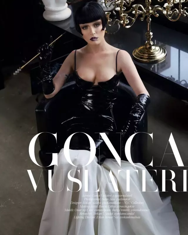 Gonca Vuslateri became the cover of the Paris magazine, and those who saw her couldn't recognize her