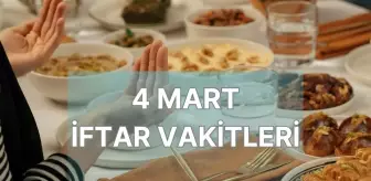 RAMAZAN İMSAKİYE 2025 İFTAR SAATLERİ 4 MART 2025 (Ramazan'ın 4. günü il il İstanbul, Ankara, İzmir, Bursa iftar saati) || Bu akşam iftar saat kaçta?