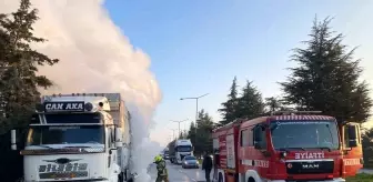 Balıkesir'de Yangın Trafiği Kapatttı