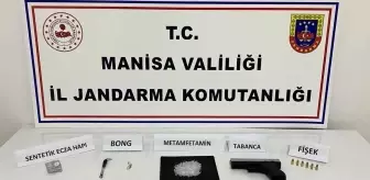 Manisa'da Uyuşturucu ve Ruhsatsız Tabanca Ele Geçirildi