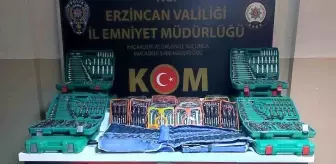 Erzincan'da Kaçak Ürün Operasyonu: Çok Sayıda Malzeme Ele Geçirildi