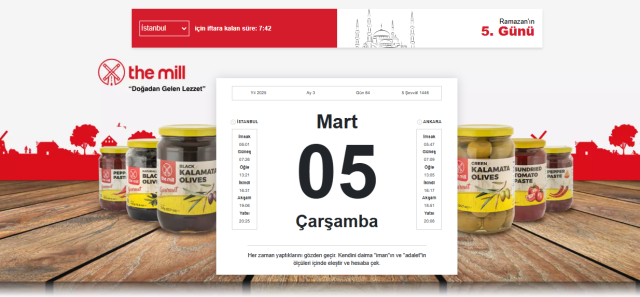 RAMAZAN İMSAKİYE 2025 İFTAR SAATLERİ 5 MART 2025 (Ramazan'ın 5. günü il il İstanbul, Ankara, İzmir, Bursa iftar saati) || Bu akşam iftar saat kaçta?