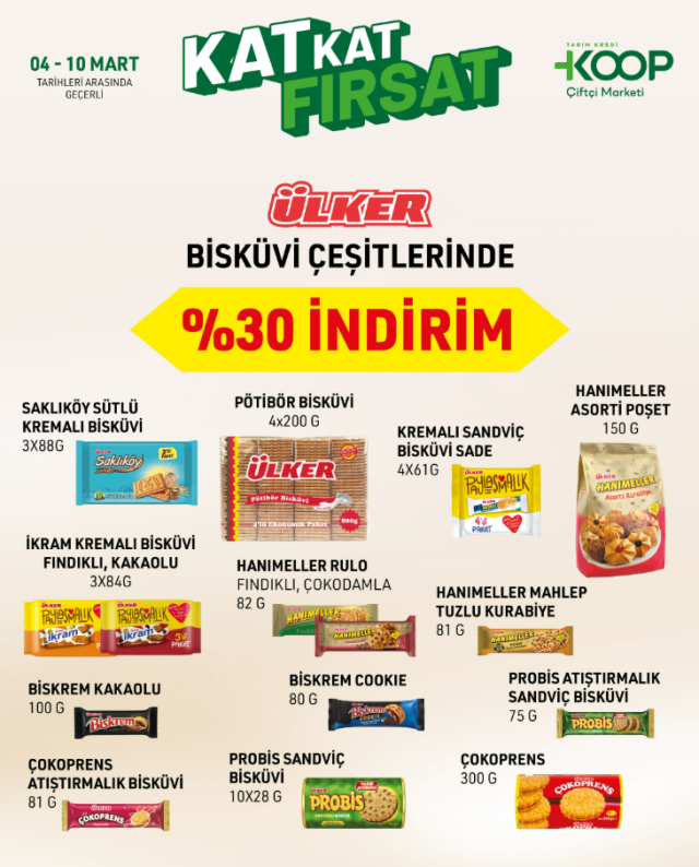 Tarım Kredi Kooperatif Market 4-10 Mart 2025 aktüel kataloğu! Tarım Kredi Kooperatif Market'in bu haftaki indirimli ürünleri neler?