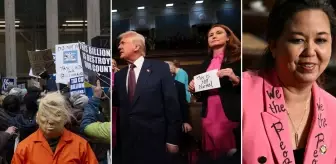 Trump'a ilk kongrede protesto şoku: ABD'de diktatör olmaz