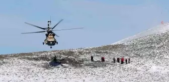 Erzurum'da Kış Saha Tatbikatı Gerçekleştirildi