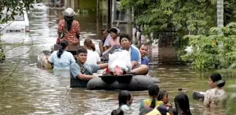 Endonezya'nın Pekanbaru Eyaletinde Şiddetli Yağış ve Taşkın