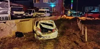 Samsun'da Kaza: Sürücü Emniyet Kemeri Sayesinde Yaralanmadan Kurtuldu