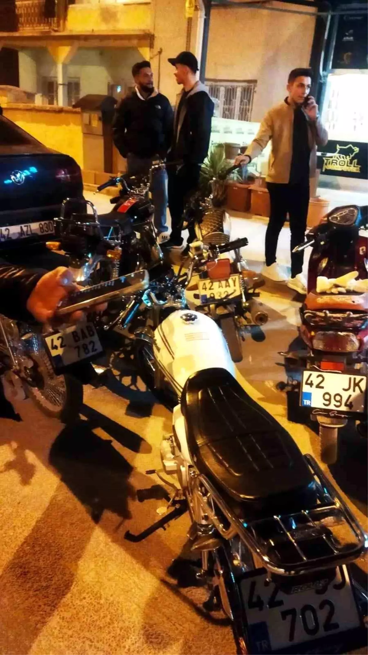 Konya'da Ehliyetsiz Motosiklet Sürücüleri Denetlendi