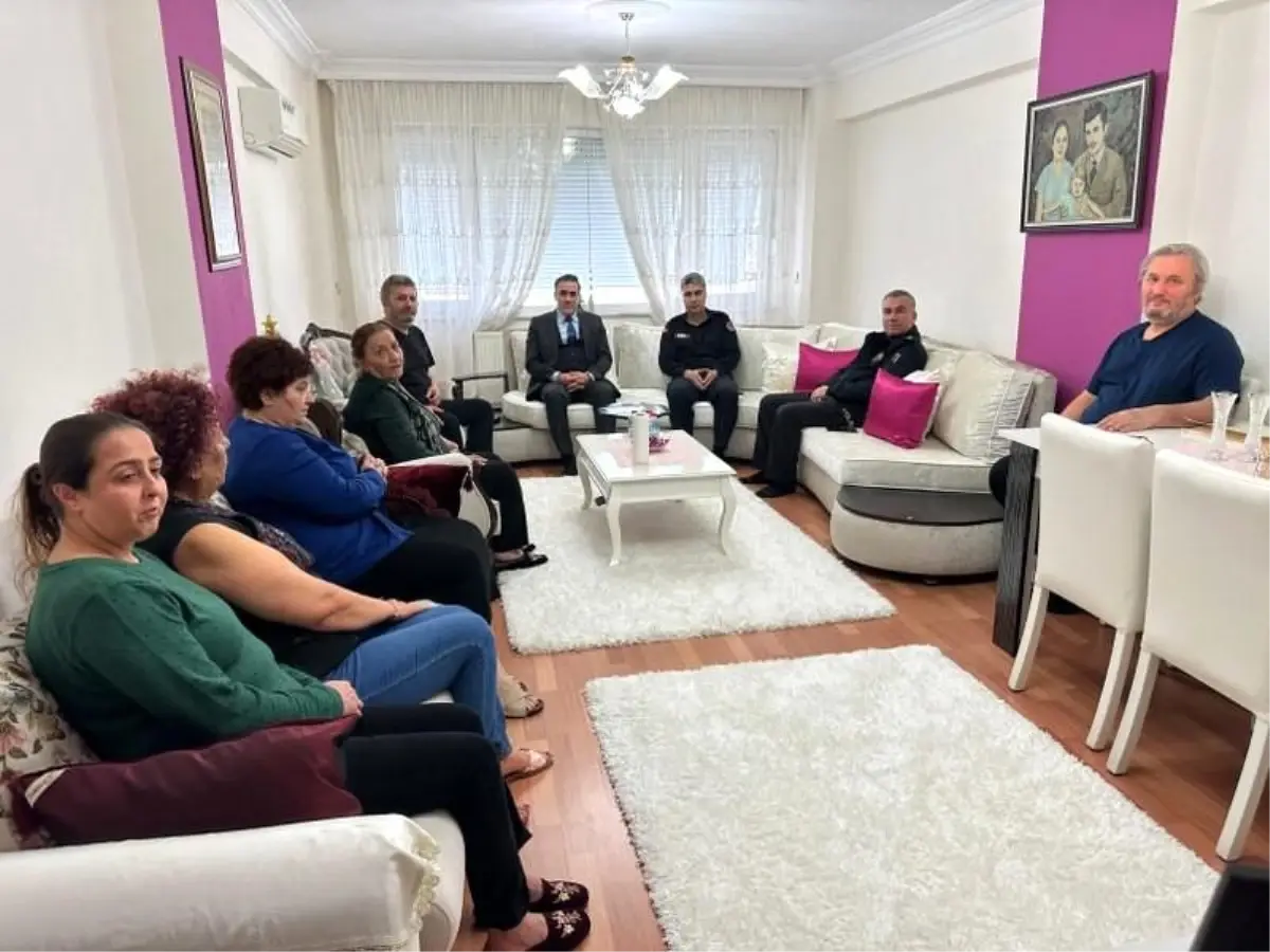Kaymakam İlyas Memiş şehit ailelerini ziyaret etti