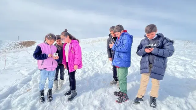 They have to walk 1 kilometer to say 'Hello'