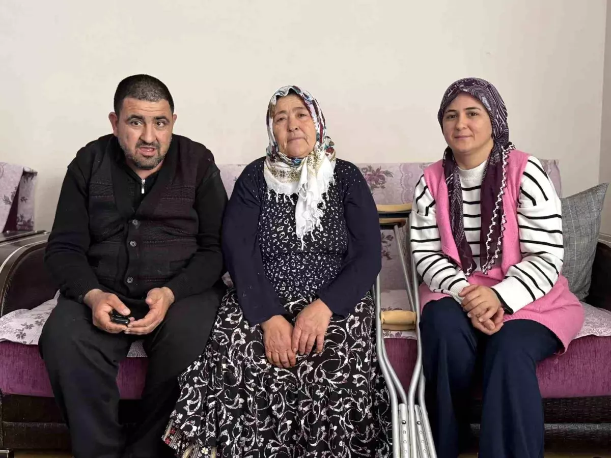 Mersin'de Engelli Anne ve Oğlunun Zorlu Hayat Mücadelesi
