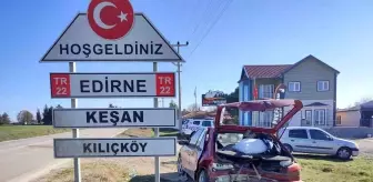 Edirne'de Trafik Kazası: 3 Yaralı