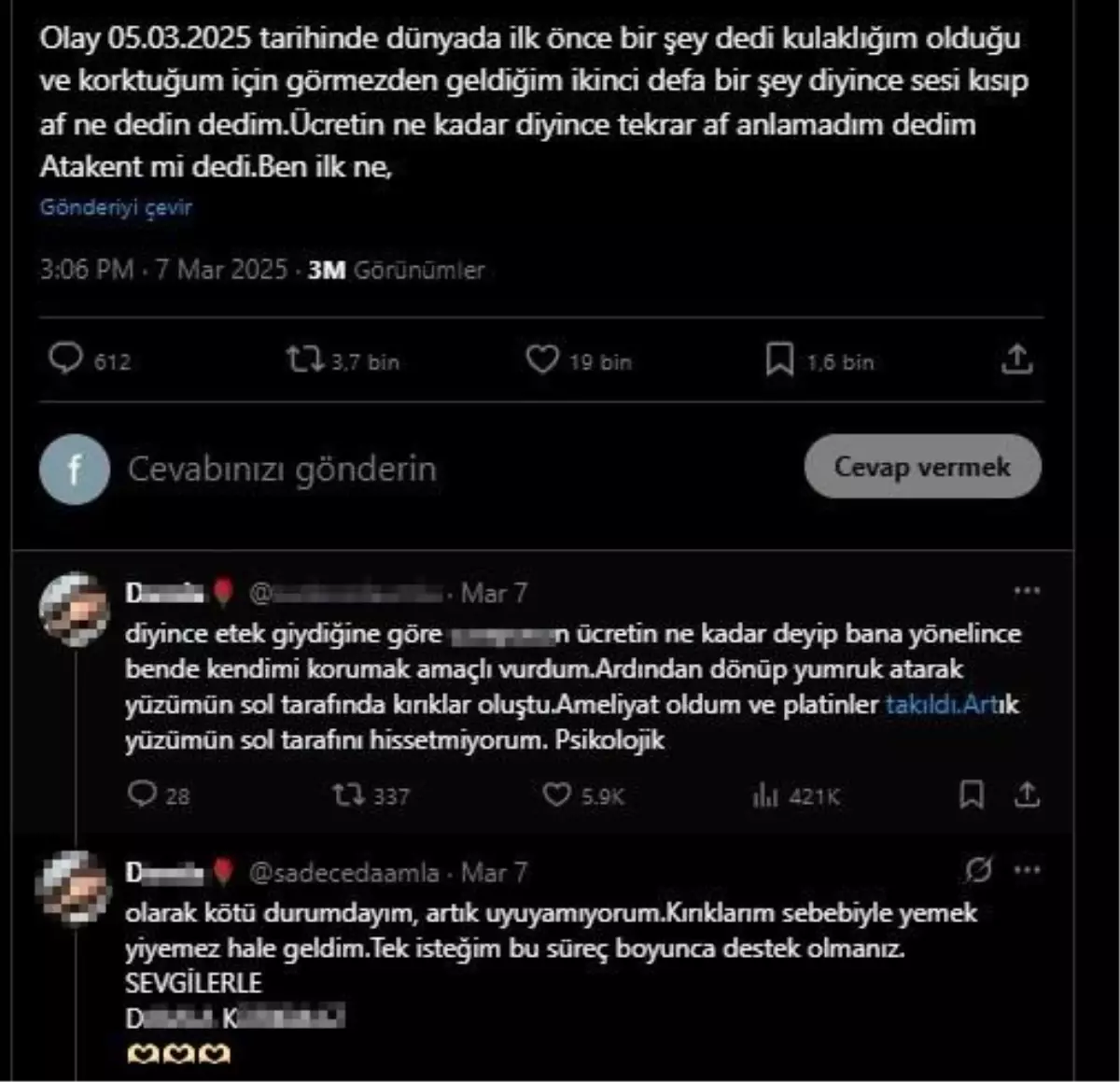 Samsun'da Taciz ve Darp Olayı: Kadın Psikolojik Destek İstiyor