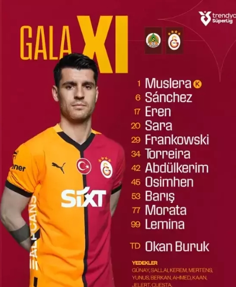 Alanyaspor Galatasaray CANLI nereden izlenir? Alanyaspor Galatasaray maçı nasıl izlenir?