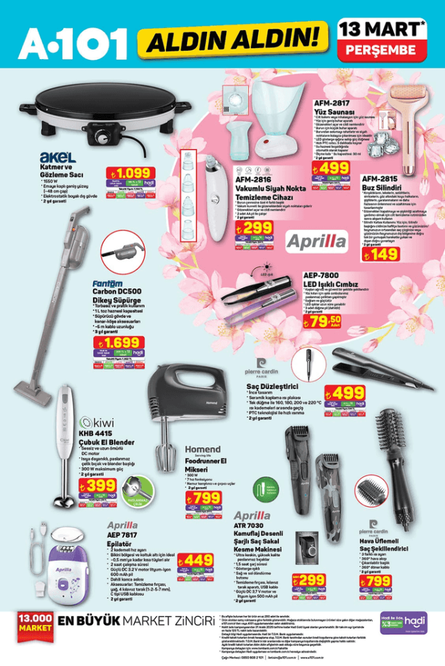 A101 13 MART 2025 PERŞEMBE AKTÜEL ÜRÜNLER KATALOĞU || A101'de hangi ürünler var? A101 13 Mart 2025 indirimli ürünler listesi!