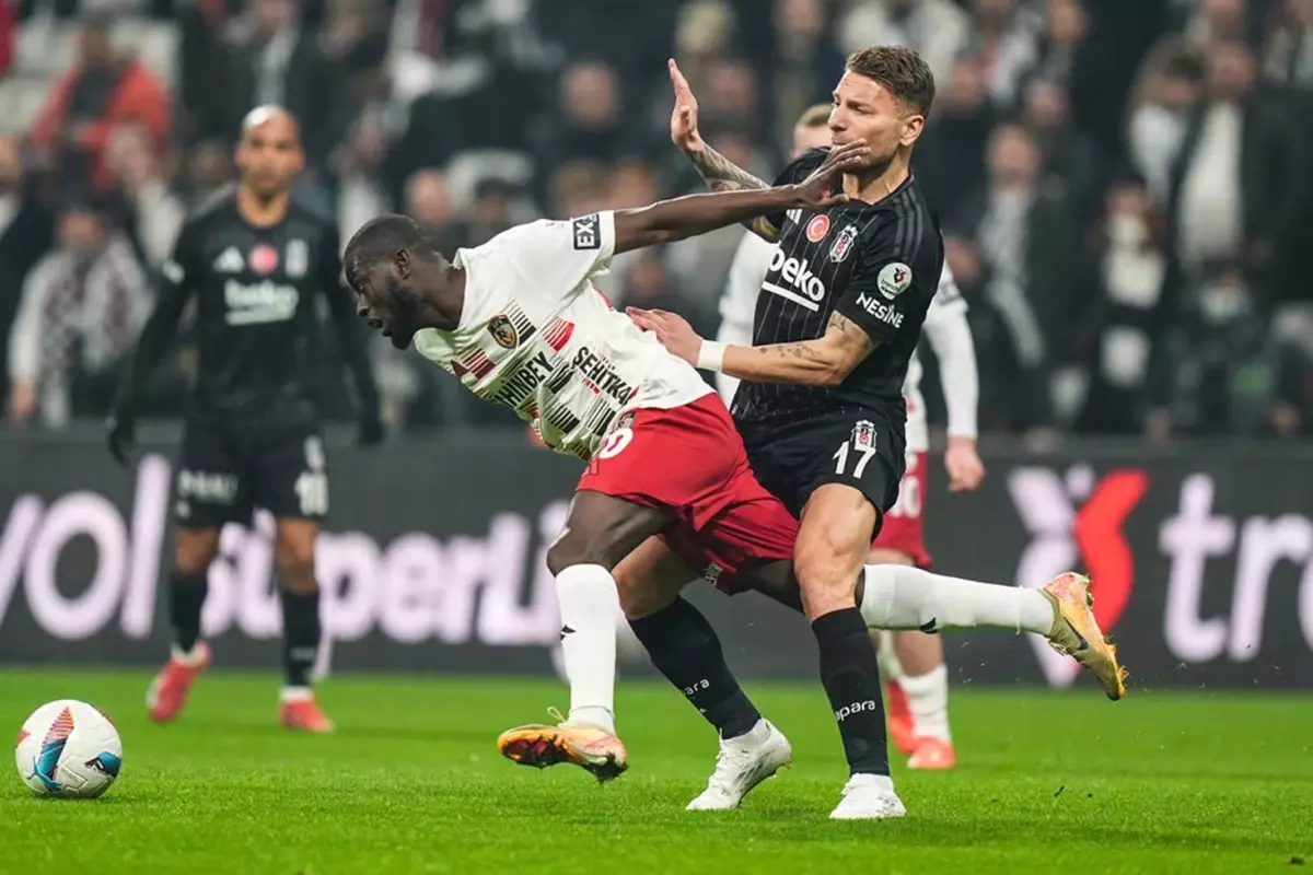 Beşiktaş, Gaziantep FK'ya 2-1 mağlup oldu