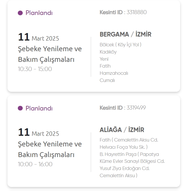 İzmir GEDİZ elektrik kesintisi! 11 Mart İzmir'de elektrik kesintisi ne zaman bitecek, elektrikler ne zaman gelecek?