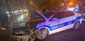 Zonguldak'ta Polis Aracının Karıştığı Kazada 4 Kişi Yaralandı