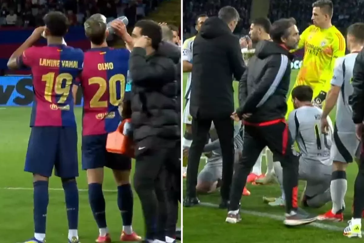 Barcelona-Benfica maçında ilginç anlar: Hakem iftar molasını yanlış verdi